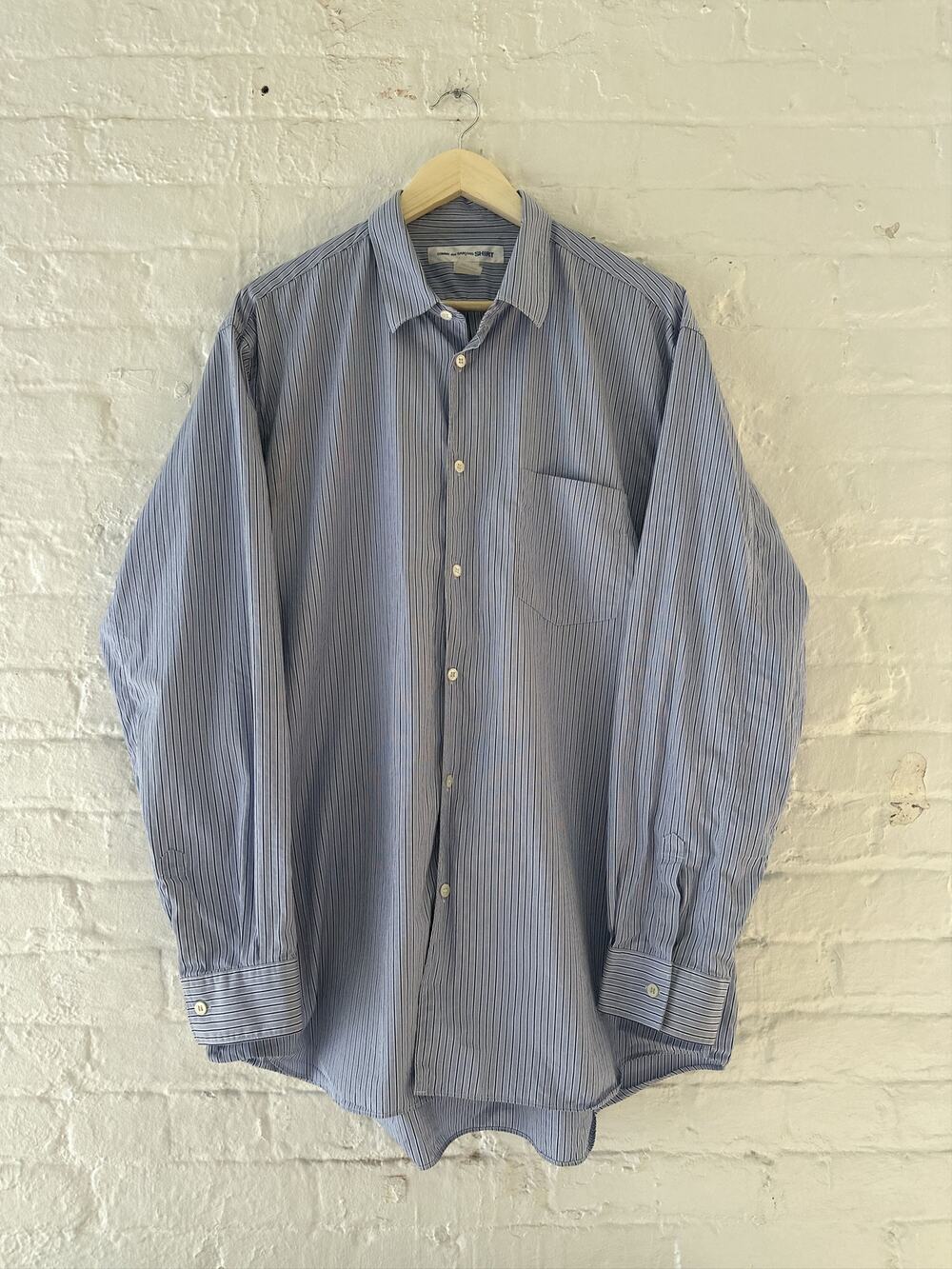 Comme des Garcons SHIRT Striped Button Up Shirt